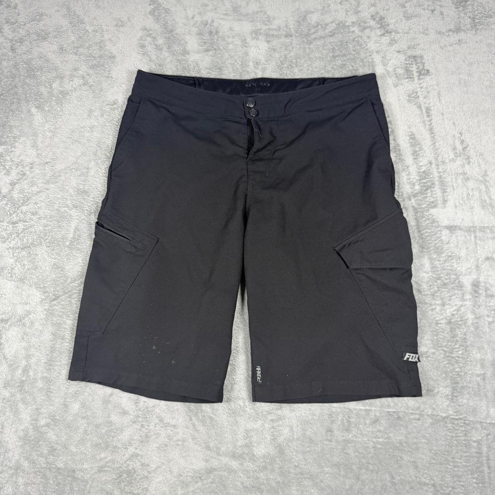 Fox Racing Mens 36 Ranger Mountain Bike Shorts Black Cargo MTB Trail